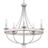 Progress Gulliver P400158 141 5 60 Watt CAND CHANDELIER in Galvanized Finish Finish Model: P400158-141