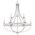 Progress Gulliver P400159 141 9 60 Watt CAND CHANDELIER in Galvanized Finish Finish Model: P400159-141