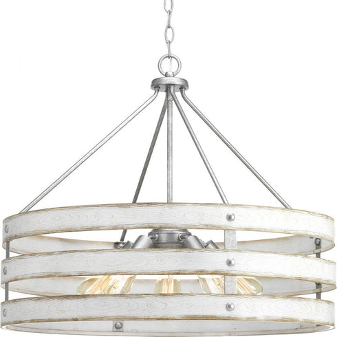 Progress Gulliver P500090 141 5 75 Watt MED PENDANT in Galvanized Finish Finish Model: P500090-141