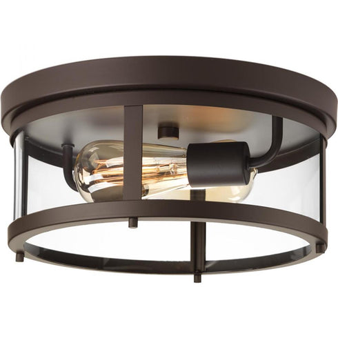 Progress Gunther P550021 020 2 75 Watt MED CTC LANTERN in Antique Bronze Finish Model: P550021-020