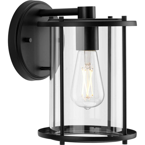 Progress Gunther P560057 31M 1 Light WALL LANTERN in Matte Black Finish Model: P560057-31M