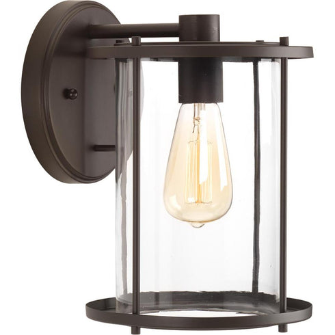 Progress Gunther P560058 020 1 100 Watt MED WALL LANTERN in Antique Bronze Finish Model: P560058-020