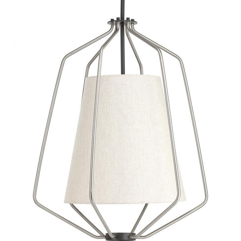 Progress Hangar One Light Pendant in Brushed Nickel Finish Model: P500116-009