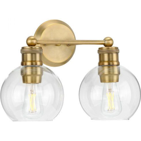 Progress Hansford P300050 020 2 60 Watt MED BATH BRACKET in Antique Bronze Finish Model: P300050-020