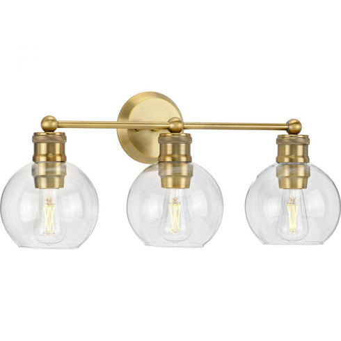 Progress Hansford P300051 020 3 60 Watt MED BATH BRACKET in Antique Bronze Finish Model: P300051-020