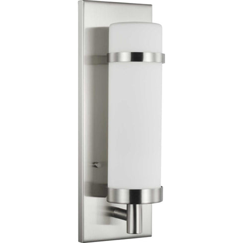 Progress Hartwick P710087 009 1 60 Watt MED WALL SCONCE in Brushed Nickel Finish Model: P710087-009