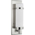 Progress Hartwick P710087 009 1 60 Watt MED WALL SCONCE in Brushed Nickel Finish Model: P710087-009