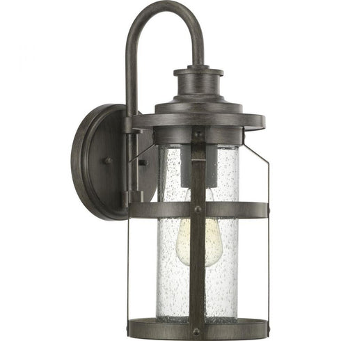 Progress Haslett P560095 031 1 100 Watt MED WALL LANTERN in Textured Black Finish Model: P560095-031