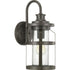Progress Haslett P560095 031 1 100 Watt MED WALL LANTERN in Textured Black Finish Model: P560095-031