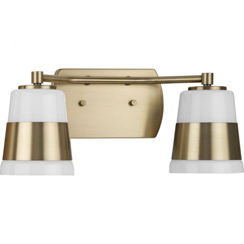 Progress Haven P300443 009 2 Light BATH in Brushed Nickel Finish Model: P300443-009