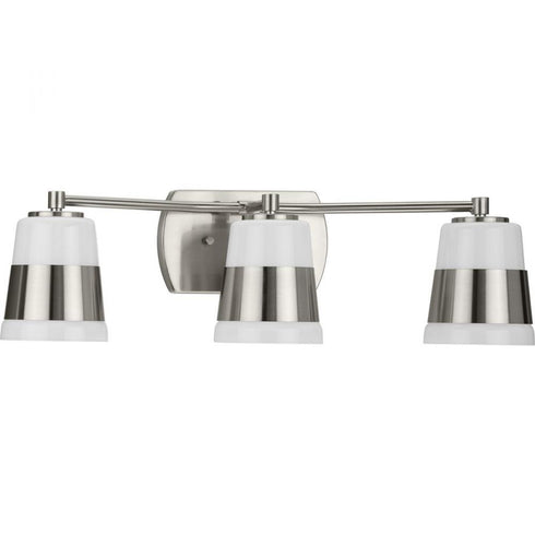 Progress Haven P300444 009 3 Light BATH in Brushed Nickel Finish Model: P300444-009