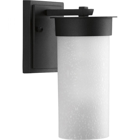 Progress Hawthorne P5624 31 1 100 Watt MED WALL LANTERN in Textured Black Finish Model: P5624-31