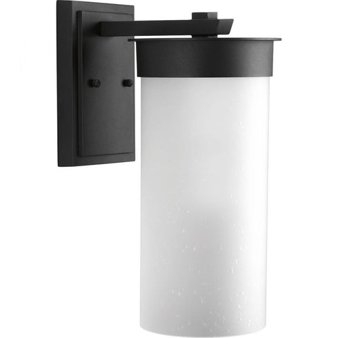 Progress Hawthorne P5665 31 1 100 Watt MED WALL LANTERN in Textured Black Finish Model: P5665-31