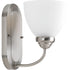 Progress Heart P2913 09 1 100 Watt MED BATH BRACKET in Brushed Nickel Finish Model: P2913-09