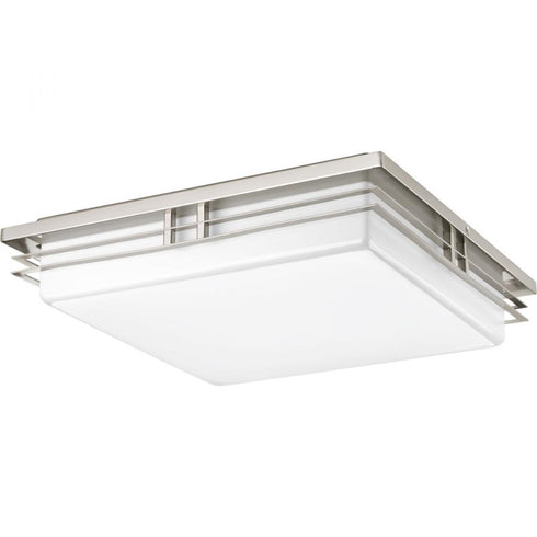 Progress Helm LED Helm Collection Three Light 18 Inch LED Flush Mount in Brushed Nickel Finish Model: P3449-0930K9
