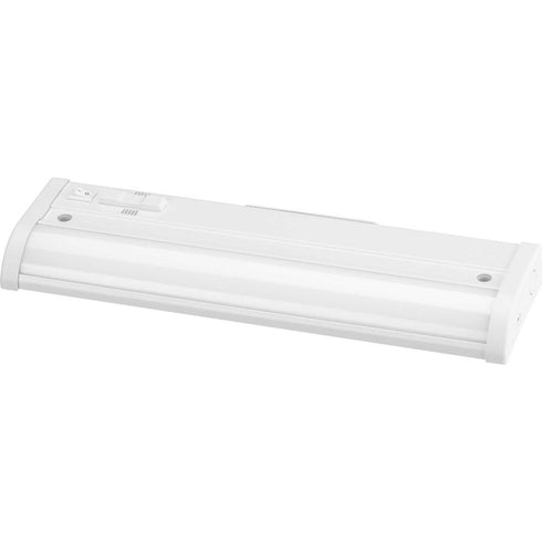 Progress Hide-a-lite P700025 028 CS 12IN UC LINEAR LED in Satin White Finish Model: P700025-028-CS