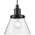 Progress Hinton P500382 009 1 Light MINIPEND GLASS in Brushed Nickel Finish Model: P500382-009
