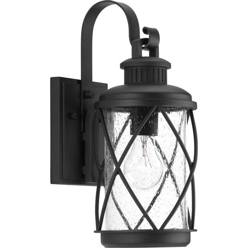 Progress Hollingsworth P560080 031 1 100 Watt MED WALL LANTERN in Textured Black Finish Model: P560080-031