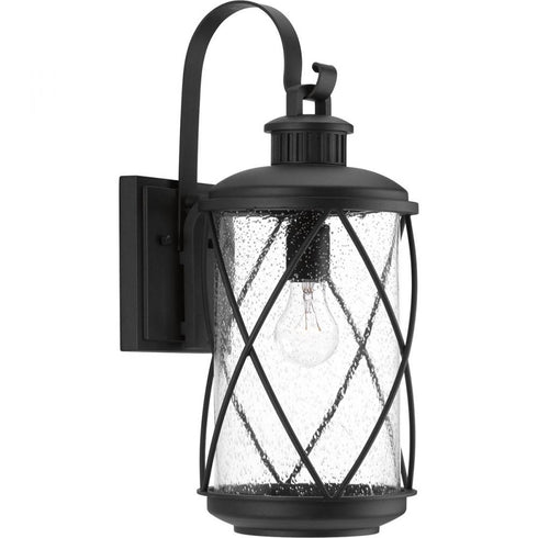 Progress Hollingsworth P560081 031 1 100 Watt MED WALL LANTERN in Textured Black Finish Model: P560081-031