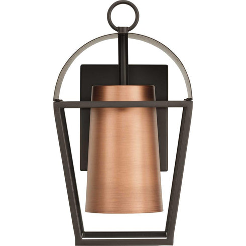 Progress Hutchence P560335 020 1 Light WALL LANTERN in Antique Bronze Finish Model: P560335-020