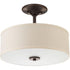 Progress Inspire LED P3683 0930K9 1 17 Watt 3000K SEMI FLUSH in Brushed Nickel Finish Model: P3683-0930K9