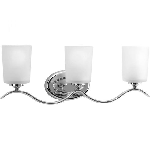 Progress Inspire P2020 09 3 100 Watt MED BATH BRACKET in Brushed Nickel Finish Model: P2020-09