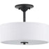 Progress Inspire P350129 009 2 75 Watt MED SEMI FLUSH in Brushed Nickel Finish Model: P350129-009