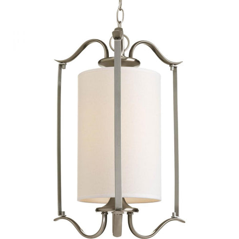 Progress Inspire P3799 09 1 100 Watt MED FOYER in Brushed Nickel Finish Model: P3799-09