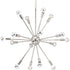 Progress Ion 16 Light P400041 104 16 25 Watt CAND CHANDELIER in Polished Nickel Finish Model: P400041-104