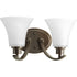 Progress Joy P2001 09 2 100 Watt MED BATH BRACKET in Brushed Nickel Finish Model: P2001-09