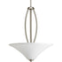 Progress Joy P3951 09 3 100 Watt MED INVERTED PENDANT in Brushed Nickel Finish Model: P3951-09