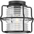 Progress Keegan P550133 31M 1 Light FLUSHMT in Matte Black Finish Model: P550133-31M