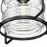 Progress Keegan P550134 31M 1 Light HANG LANTERN in Matte Black Finish Model: P550134-31M