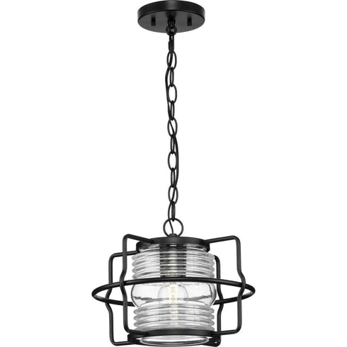 Progress Keegan P550134 31M 1 Light HANG LANTERN in Matte Black Finish Model: P550134-31M