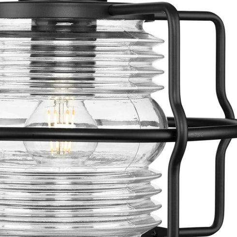Progress Keegan P550134 31M 1 Light HANG LANTERN in Matte Black Finish Model: P550134-31M