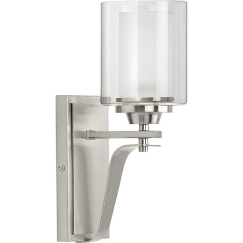 Progress Kene P300120 009 1 75 Watt MED WALL BRACLET in Brushed Nickel Finish Model: P300120-009