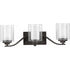 Progress Kene P300122 009 3 75 Watt MED BATH BRACKET in Brushed Nickel Finish Model: P300122-009