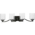Progress Kene P300123 009 4 75 Watt MED BATH BRACKET in Brushed Nickel Finish Model: P300123-009