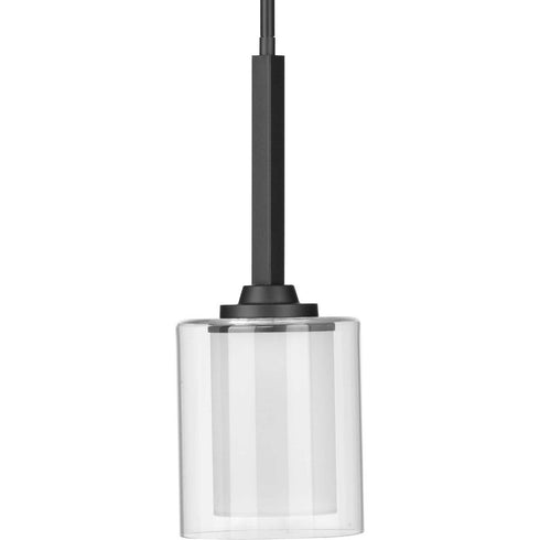 Progress Kene P500103 009 1 75 Watt MED MINI PENDANT in Brushed Nickel Finish Model: P500103-009