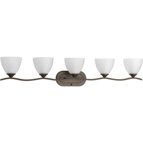 Progress Laird P300099 009 5 100 Watt MED BATH BRACKET in Brushed Nickel Finish Model: P300099-009