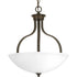 Progress Laird P500071 009 3 100 Watt MED INV PENDANT in Brushed Nickel Finish Model: P500071-009