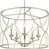 Progress Landree P400178 031 5 60 Watt CAND CHANDELIER in Matte Black Finish Model: P400178-031