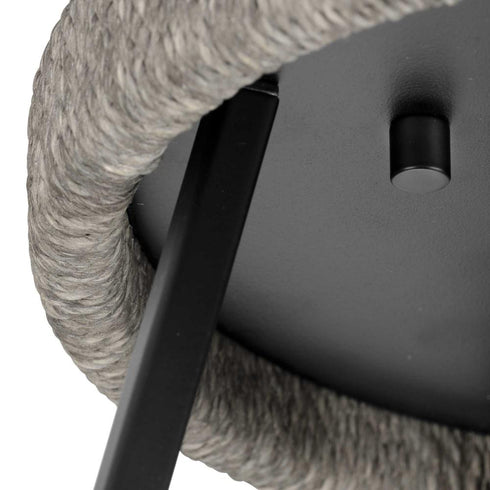 Progress Laramie P350243 31M 1 Light FLUSHMT in Matte Black Finish Model: P350243-31M
