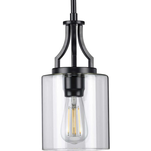 Progress Lassiter P500208 009 1 60 Watt MED MINI PENDANT in Brushed Nickel Finish Model: P500208-009