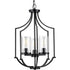 Progress Lassiter P500209 009 3 60 Watt MED FOYER in Brushed Nickel Finish Model: P500209-009