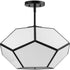 Progress Latham Collection 18 in. Three Light in Brushed Nickel Contemporary Flush Mount Model: P350261-009