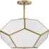 Progress Latham Collection 18 in. Three Light in Brushed Nickel Contemporary Flush Mount Model: P350261-009