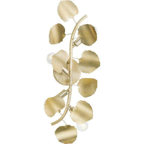 Progress Laurel Collection Four Light in Gilded Silver Transitional Wall Bracket Model: P710123-176