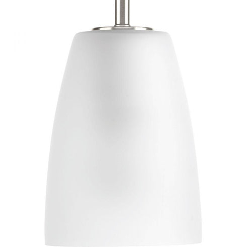 Progress Leap P500029 009 1 100 Watt MED MINI PENDANT in Brushed Nickel Finish Model: P500029-009