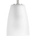 Progress Leap P500029 009 1 100 Watt MED MINI PENDANT in Brushed Nickel Finish Model: P500029-009